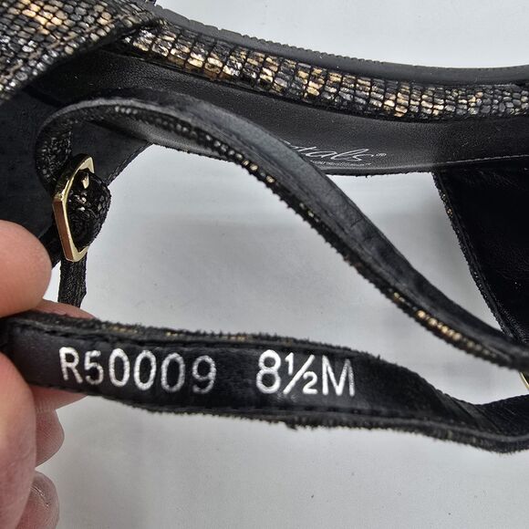 Rose Petals By Walking cradles Caliente Black Micro Sz 8.5 - Picture 9 of 9